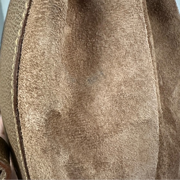 Authentic Gucci Mini Suede Bamboo Backpack - Picture 9 of 16